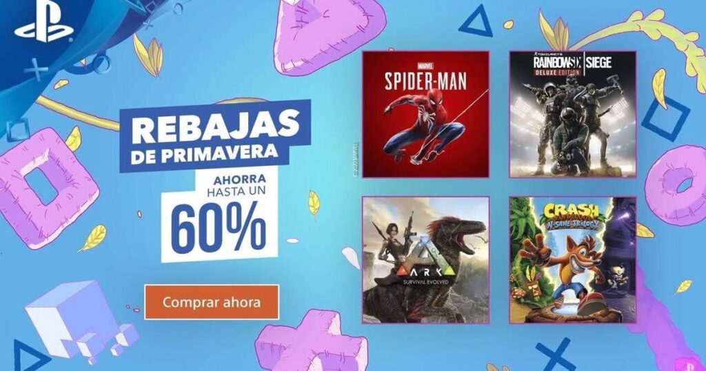 PS Store nuevos descuentos en las Rebajas de primavera: Spider-Man, Metro Exodus, Crash…